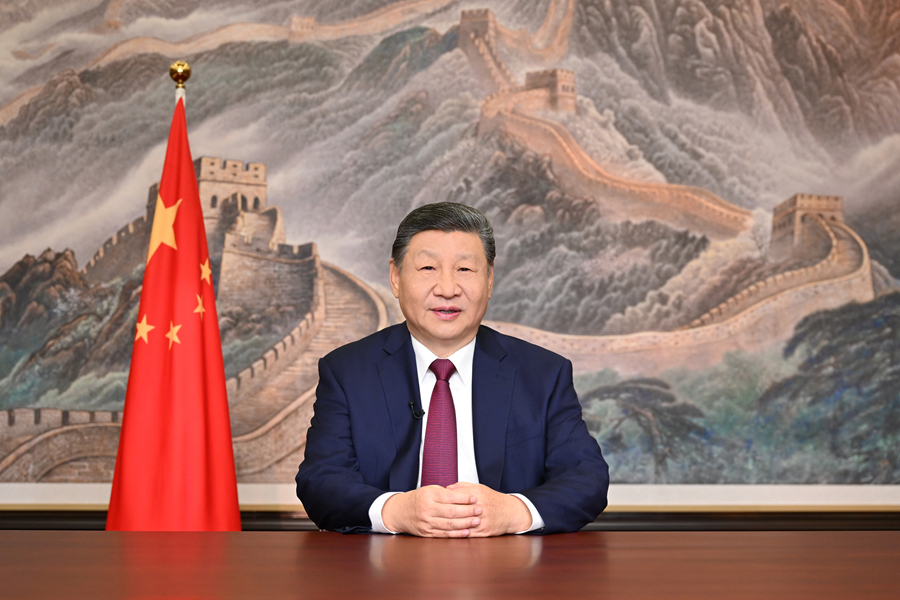 <b>國家主席習(xí)近平發(fā)表二〇二六年新年賀詞</b>